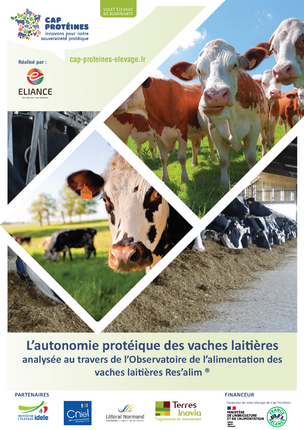 L’autonomie protéique des vaches laitières analysée au travers de l’Observatoire de l’alimentation des vaches laitières Res’alim